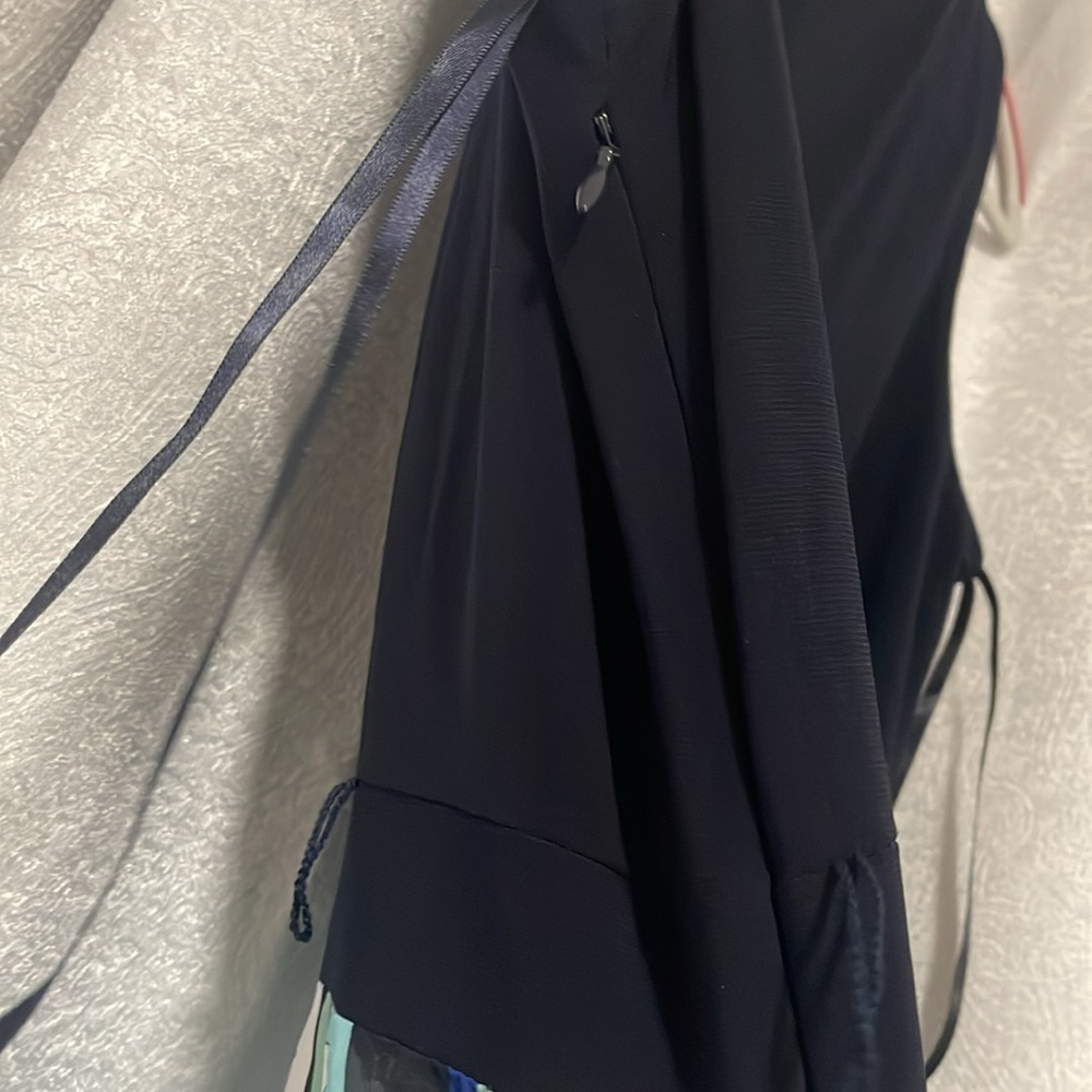 Blue Patterned Maxi Dress - Picture 8 of 8